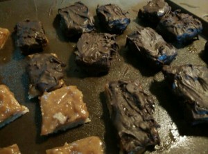 Homemade Snickers - Chocolate Layer 2